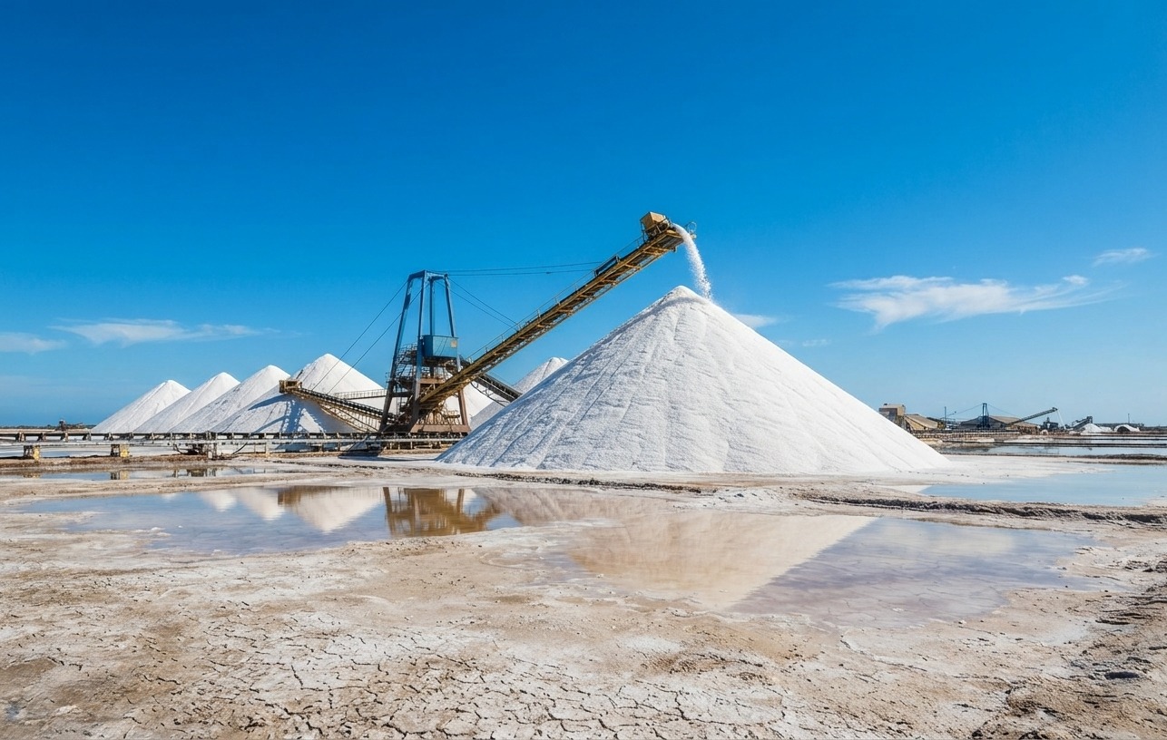 High-purity salt harvest and collection